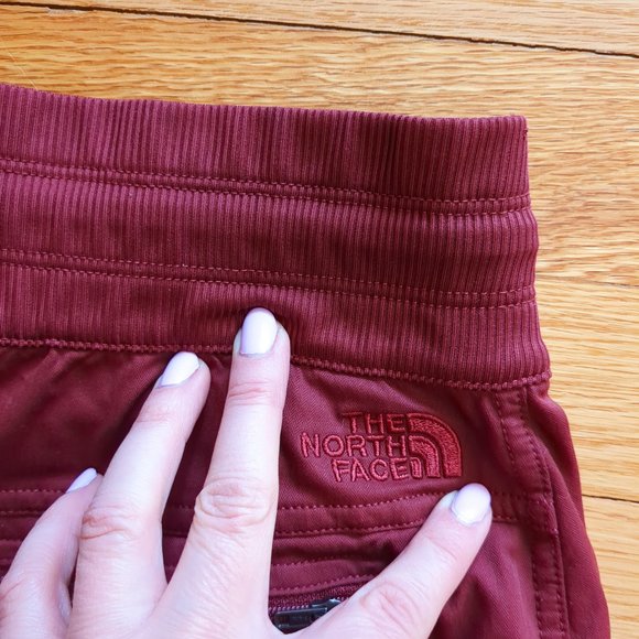 The North Face Aphrodite Motion Pants Lightweight Hiking Burgundy - Picture 6 of 16